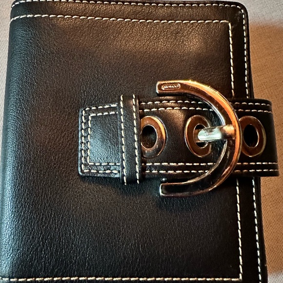 Coach Bags Coach Leather Bifold Wallet With Buckle Poshmark